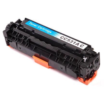 Huismerk HP 304A (CC531A) / Canon 718 toner cyaan, Computers en Software, Printerbenodigdheden, Nieuw, Verzenden