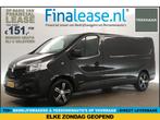 Renault Trafic 1.6 dCi T29 L2H1 Airco Cruise Navi PDC €151pm, Renault, Zwart, Nieuw, Lease