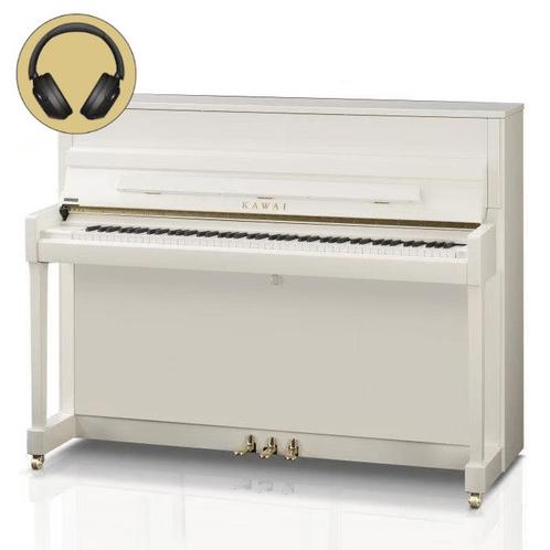 Kawai K-200 ATX4 WH/P messing silent piano, Muziek en Instrumenten, Piano's