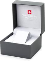 Swiss Alpine Military 7043.9234 heren horloge 46 mm, Nieuw, Overige merken, Staal, Staal