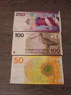 Nederland. - 50, 100 and 250 Gulden - Various Dates  (Zonder