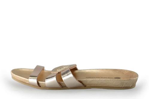 Fred de La Bretoniere Slippers in maat 39 Goud | 10% extra, Kleding | Dames, Schoenen, Overige kleuren, Zo goed als nieuw, Slippers