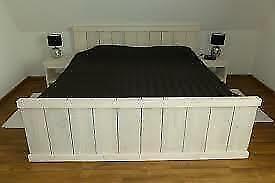 steigerhouten bed  op maat  gemaakt, Huis en Inrichting, Slaapkamer | Bedden, 180 cm, 200 cm, Overige kleuren, Nieuw, Steigerhout