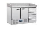 Polar Pizza Werkbank | Marmeren Blad en Deeglades | 257L, Verzenden, Nieuw in verpakking