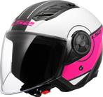 LS2 OF616 Airflow II Cover Wit Roze 06 Jethelm, Jethelm, XXL, Nieuw met kaartje, Overige merken