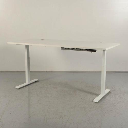 Elektrisch zit-sta bureau Decasmart -	Wit blad - 180 x 80 cm, Huis en Inrichting, Bureaus, Ophalen of Verzenden