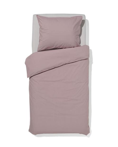 HEMA Dekbedovertrek percal 140x200/220 mauve, Huis en Inrichting, Slaapkamer | Beddengoed, Nieuw, Verzenden