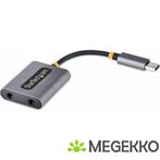 StarTech.com USB-C Headphone Splitter, USB Type C Dual, Verzenden, Nieuw