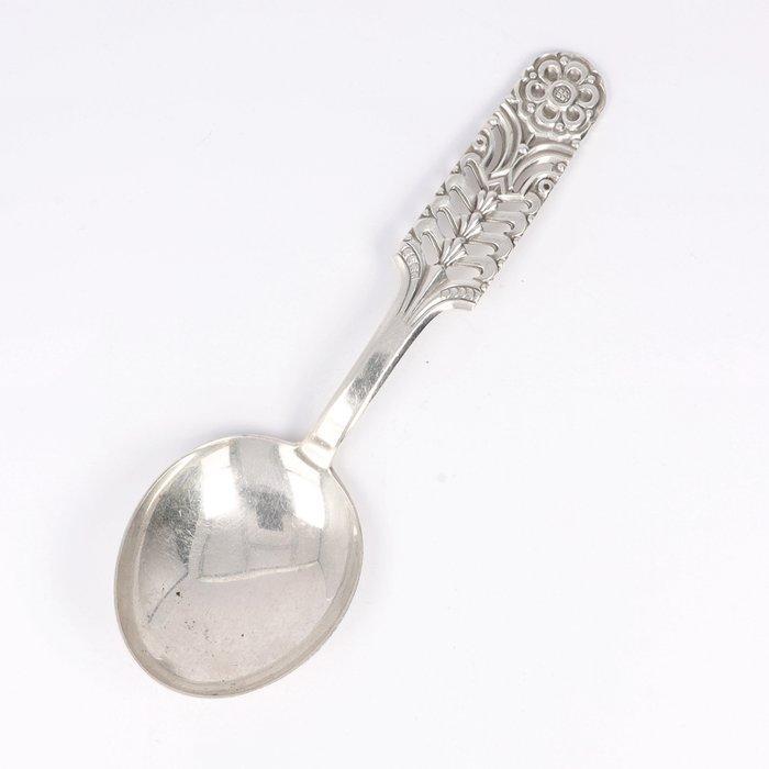 David Andersen - Serveerlepel - model Floriform -, Antiek en Kunst, Antiek | Goud en Zilver