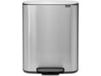 Brabantia Bo Prullenbak - 60 liter - Pedaalemmer - Matt, Huis en Inrichting, Verzenden, Zo goed als nieuw