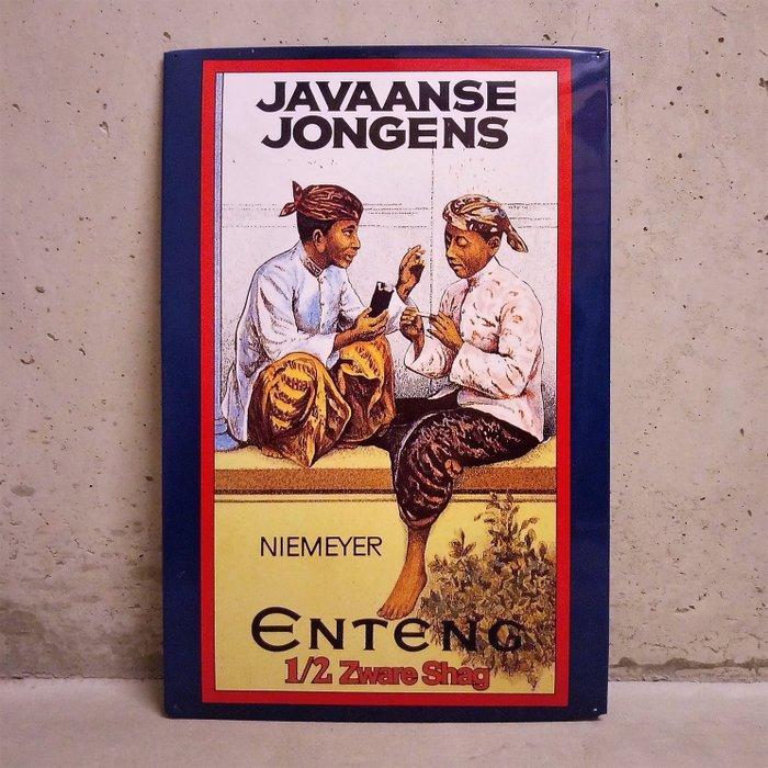 Niemeyer Tabak - Javaanse Jongens - Paul Maessen -, Antiek en Kunst, Antiek | Wandborden en Tegels