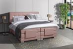 Mörgenn Elektrische Boxspring Nauplion Oud Roze - 90x200 cm, Verzenden, Nieuw, Modern