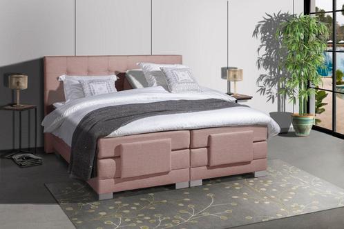 Mörgenn Elektrische Boxspring Nauplion Oud Roze - 90x200 cm, Huis en Inrichting, Slaapkamer | Boxsprings, Nieuw, Verzenden
