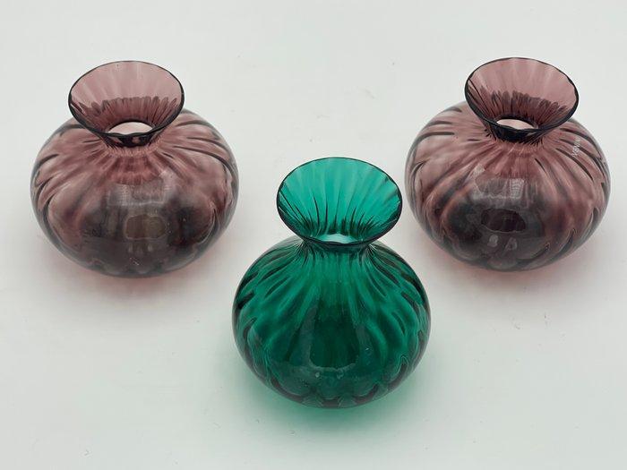 Venini - Venini Studio - Vaas (3) - Balloton - Murano glas, Antiek en Kunst, Antiek | Glas en Kristal
