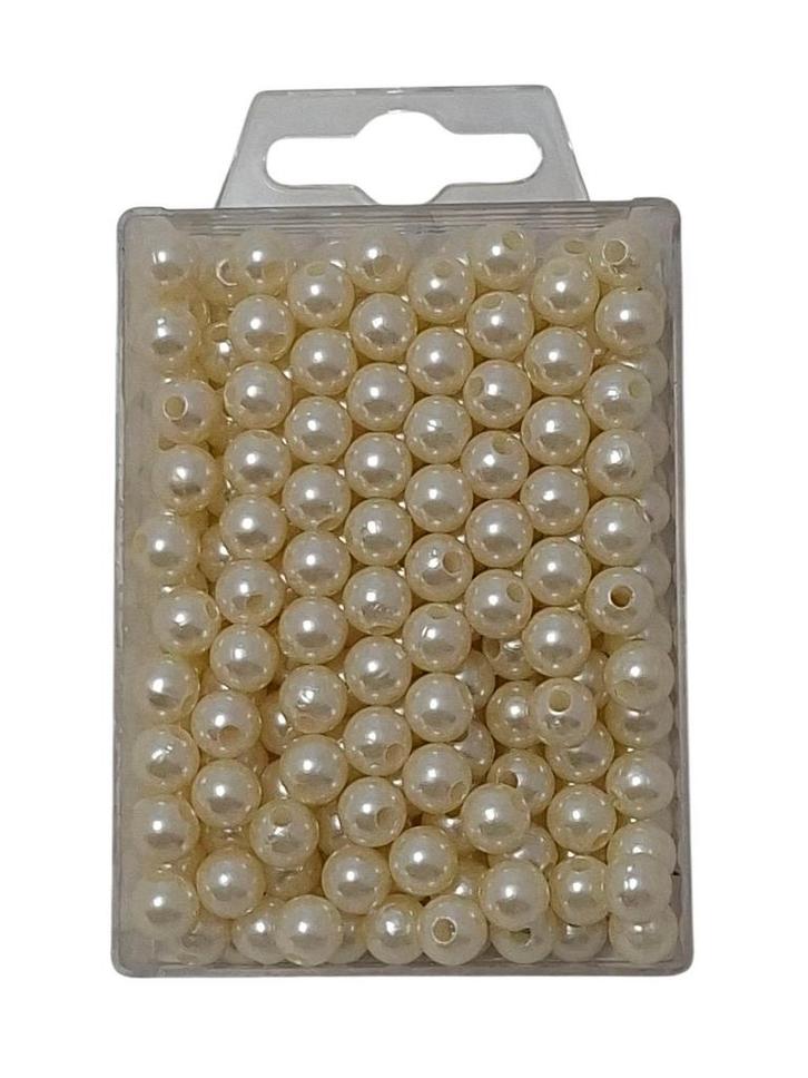Parels rijgparels 05 Champagne 8 mm, Huis en Inrichting, Woonaccessoires | Kunstplanten en Kunstbloemen, Nieuw, Ophalen of Verzenden