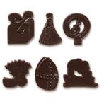 Callebaut Chocoladedecoratie Sinterklaas Ass. 260st, Verzenden, Nieuw