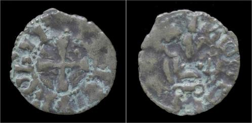 1307-1313ad Crusader Archaia Philipp of Tarent billon den..., Postzegels en Munten, Munten | Europa | Niet-Euromunten, Verzenden