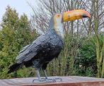 sculptuur, Guinness toekan vogel geheel van gietijzer - 45