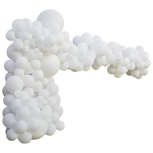 Witte Ballonnenboog XL DIY Set, Hobby en Vrije tijd, Feestartikelen, Nieuw, Verzenden