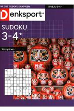 Denksport Sudoku Kampioen - 293 2024, Boeken, Nieuw, Sport en Vrije tijd, Verzenden