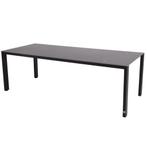 Goa dining tuintafel 220x95xH75 cm HPL slate antraciet, Ophalen of Verzenden, Nieuw