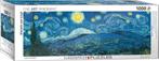 Starry Night - Vincent van Gogh Panorama Puzzel (1000, Verzenden, Nieuw