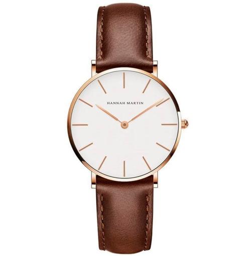 Hannah Martin Unisex Horloge | Luxe Horloge Nieuw | Lederen, Sieraden, Tassen en Uiterlijk, Horloges | Heren, Leer, Nieuw, Overige materialen