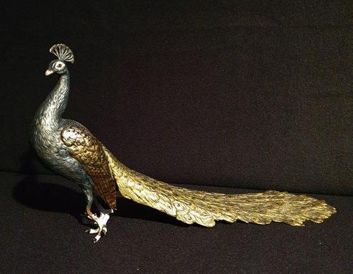 Franz Bergmann - sculptuur,  Pfau  - 18 cm - Koud geverfd, Antiek en Kunst, Antiek | Keramiek en Aardewerk
