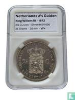 Nederland 2½ gulden 1872, Verzenden, Overige waardes, Losse munt, Goud