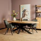 Eettafel Denver | 240 cm | Ovaal, Huis en Inrichting, Tafels | Eettafels, Ophalen of Verzenden, Nieuw