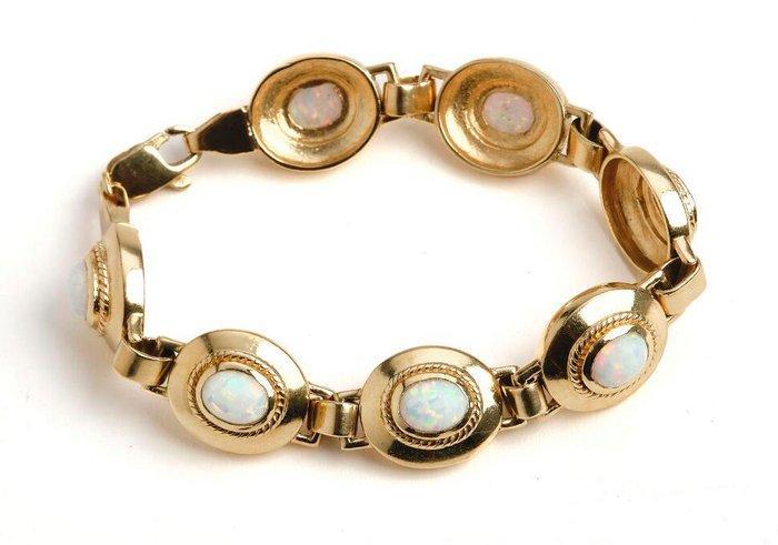 Armband - 14 karaat Geel goud, Sieraden, Tassen en Uiterlijk, Armbanden