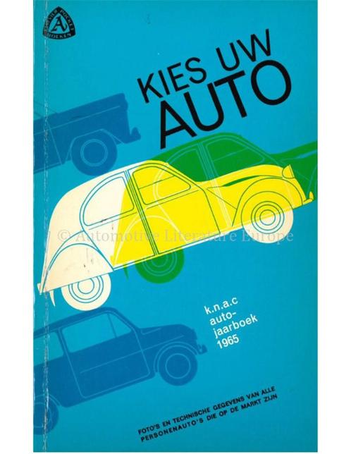 1965 KNAC AUTOJAARBOEK NEDERLANDS, Boeken, Auto's | Folders en Tijdschriften