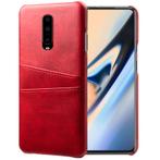 ProGuard OnePlus 7 Pro Hoesje Slim Leder Kaarthouder Rood, Verzenden, Nieuw, Hoesje of Tasje