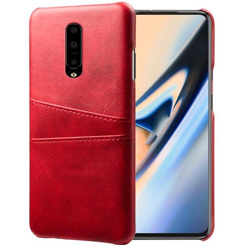 ProGuard OnePlus 7 Pro Hoesje Slim Leder Kaarthouder Rood, Telecommunicatie, Mobiele telefoons | Hoesjes en Frontjes | Overige merken
