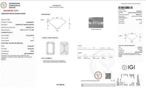 Verlovingsring - 18 karaat Witgoud - 10.47ct. tw. Diamant, Sieraden, Tassen en Uiterlijk, Antieke sieraden