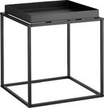 2dekans | tectake - Bijzettafel Cambridge 40x40x44cm - zwart, Ophalen of Verzenden, Zo goed als nieuw