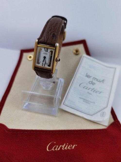 Cartier - Tank Must de Cartier - 590005 - Dames - 1980-1989, Sieraden, Tassen en Uiterlijk, Horloges | Heren