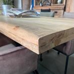 NIEUWE boomstam tafels met poot op voorraad! Diverse maten, Huis en Inrichting, Tafels | Eettafels, 100 tot 150 cm, Verzenden