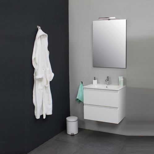 Badkamermeubelset BWS met Porseleinen Wastafel 60 cm 1, Doe-het-zelf en Verbouw, Sanitair, Bad, Nieuw, Ophalen of Verzenden