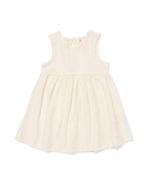 HEMA Babyjurk broderie gebroken wit, Verzenden, Nieuw