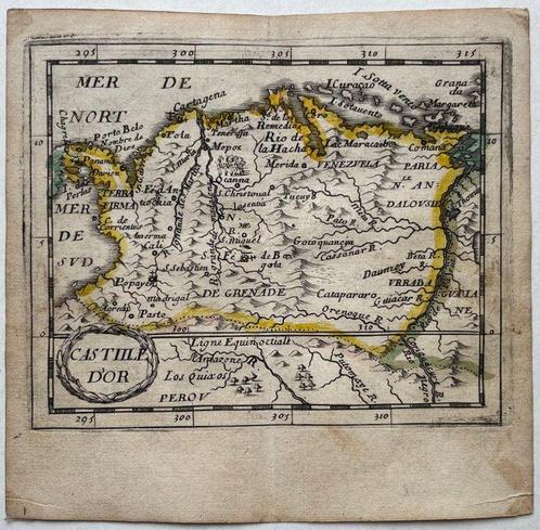 Venezuela, Colombia - Zuid-Amerika; P. DuVal dAbbeville -, Boeken, Atlassen en Landkaarten