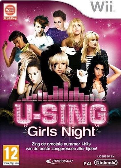 U Sing Girls Night (Wii Games) (Nintendo Wii), Spelcomputers en Games, Games | Nintendo Wii, Zo goed als nieuw, Ophalen of Verzenden