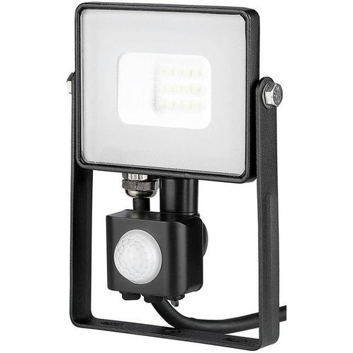 LED Bouwlamp 10 Watt met Sensor - LED Schijnwerper - Viron, Doe-het-zelf en Verbouw, Bouwverlichting, Lamp met armatuur, Nieuw