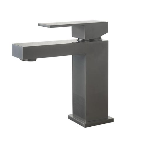 Wastafelkraan BWS | Colorato Square | Vierkant | Gunmetal, Doe-het-zelf en Verbouw, Sanitair, Kraan, Nieuw, Ophalen of Verzenden
