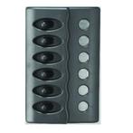 Spatwaterdicht schakelpaneel 12 volt 6 schakelaars, Ophalen of Verzenden, Nieuw