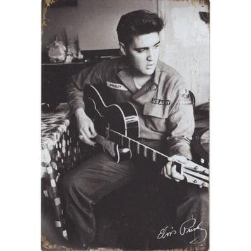 Concert Bord - Elvis Presley In US Army beschikbaar voor biedingen
