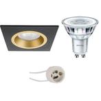 Voordeelset: LED Spot Set - Pragmi Rodos Pro - GU10 Fitting, Metaal of Aluminium, Nieuw, Ophalen of Verzenden, Led