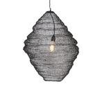 Oosterse hanglamp zwart 60cm - Nidum, Huis en Inrichting, Lampen | Hanglampen, Nieuw, Overige materialen, Oosters, 75 cm of meer