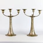 Kayserzinn - Kandelaar 4328 - Tin - H. 33 cm, Antiek en Kunst