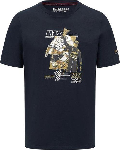 Red Bull Racing - Max Verstappen - Tribute Print - T-shirt, Kleding | Heren, T-shirts, Blauw, Nieuw, Maat 52/54 (L), Verzenden